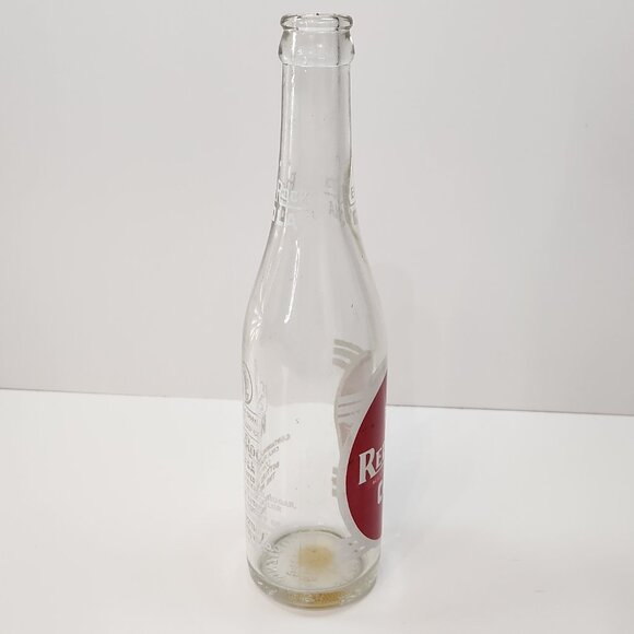 Vintage Red Rock Cola Soda Bottle 10 oz Pop Clear Glass ACL Vancouver WA Enjoy X - Picture 4 of 6
